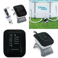 Above ground salt systems typically range from 10,000 gallons to around 20,000 gallons. Verano Waves Sistema De Agua Salada Piscina Piscinas Sobre Suelo Ebay
