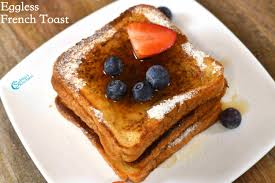 Let stand until egg mixture is absorbed, at least 20 minutes. Eggless French Toast Recipe Subbus Kitchen