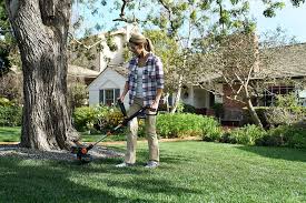 The best thing to do would be to just create a mulched flower bed around the perimeter of your yard by the fence so you don't need to use your string trimmer up against the fence. The Best String Trimmer Options For Yard Care Bob Vila