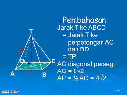 Kelas i, ii, iv, v, vii, viii, x, dan xijuli 2015 : Dimensi Tiga Jarak Sma 5 Mtr Ppt Download
