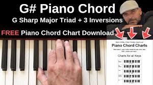 These three chords form the basis of a huge number of popular songs. G Piano Chord G Sharp Major Inversions Video Dailymotion