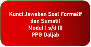 Maybe you would like to learn more about one of these? Kunci Jawaban Tes Formatif Dan Sumatif Modul 1 10 Ppg Daljab Mashenry Com