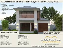 Duplex Townhouse House Plan House Design 208 M2 2247 Sq Etsy 2 Storey House Design House Plans 2 Storey Skillion Roof