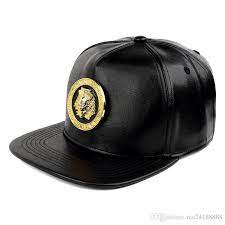 Quality Pu Leather Men Women Hip Hop Hats Snapback Pharaoh King Logo Fashion Trend Buckle Street Rap Dj Style Black Baseball Caps From Nic24188888 18 58 Dhg Christian Hats Hip Hop