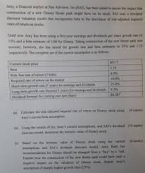 Follow future shipping activity from disney construction inc. Amy A Financial Analyst At Sun Advisors Inc Sai Chegg Com