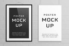 Poster Mock Up Tabloid Poster Mockup Poster Mockup Psd Poster Frame