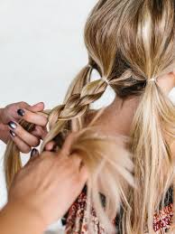 To get this half up style, start by drying your hair and curling it in loose waves with a this is another surprisingly easy braided style with gorgeous results. Easy Triple Braided Updo Tutorial The Effortless Chic