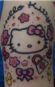 View more tattoos designs, tattoo. Hello Kitty Tattoos Shared By Corysand On We Heart It