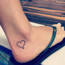 Birth Year Tattoo Designs Ankle Small Heart Ankle Tattoo Heart Tattoo Ankle Ankle Tattoo Small Ankle Tattoo