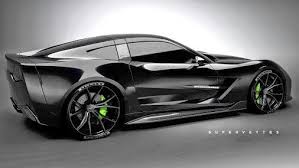 Black And White Corvette Stingray Supervette Chevrolet Corvette Corvette Corvette Grand Sport
