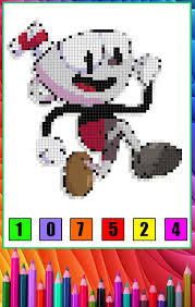 Os desenhos para colorir fazem parte da rotina de diversas pessoas, não apenas crianças. Como Desenhar E Colorir Por Numero Cuphead Para Android Apk Baixar