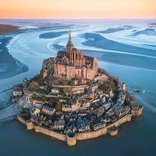 Mont Saint Michel Adasi Fransa Fransa Seyahat Seyahat Fotografciligi