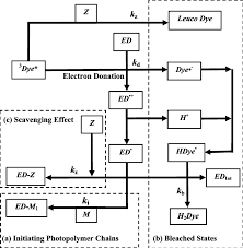 flow chart of primary radical generation with ed