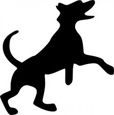 Horse Head Silhouette Clip Art Free Cliparts Co Dog Clip Art Dog Silhouette Jumping Dog
