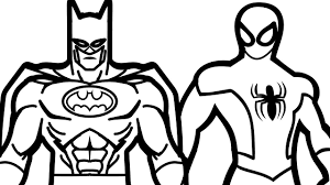 Batman And Spider Man Coloring Pages Kadin