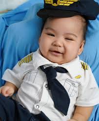 Ahoy, Captain 💙⚓️ 5 months old and sailing through life with the biggest  smiles that light up Mama and Papa's days. Our second baby boy, our tiny  captain and our blessing. We