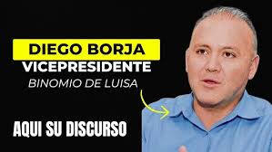 Diego Borja, Candidato a Vicepresidente de RC % su descripción en su propio  discurso. IMPERDIBLE