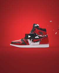 A Motion Graphic Made To Celebrate The Launch Of The Air Jordan 1 Homage To Home Where The Medial And Lateral Sides Of The Shoe Air Jordans Jordan 1 Jordans