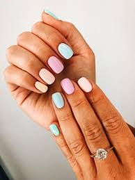 Gel Nails Gel Nails Almond Acrylic Nails Pastel Nails