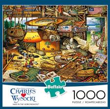 We have super assortment of jigsaw puzzles for kids, an amazing amount of puzzles for adults, including a huge collection of 1000 piece puzzles and again, the best jigsaw puzzle brands to choose from. Charles Wysocki 1000 Piece Puzzle Assorted Styles Vary By Buffalo Games Inc Barnes Noble