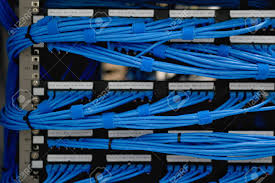 This 15 min video walks you through the basic step you need to do to install the wiring, the jacks, and the patch panel for a small office ethernet network. Lan Cable Wiring And Networking In The Network Or Server Rack Stock Photo Picture And Royalty Free Image Image 99889624