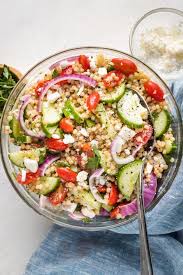 Maybe you would like to learn more about one of these? Pearl Couscous Salad With Tomato And Cucumber Nourish And Fete