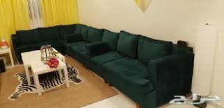 كنب مجلس لون زيتي