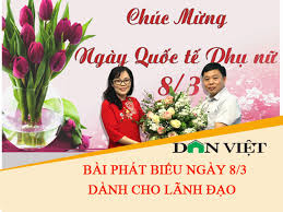 Bai Phat Biá»ƒu Ngay Quá»'c Táº¿ Phá»¥ Ná»¯ 8 3 2020 Cá»§a Lanh Ä'áº¡o Hay Ngáº¯n Gá»n