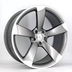 19" Audi TTRS Old Style Satin Gunmetal Machined (Deep Concave)