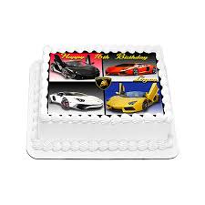 Glow in the dark face & body paint stick wax based; Lamborghini Edible Icing Image Cake Topper Cake Toppers