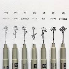 Notebooktherapy Com Bujo On Instagram Which Flower Is Your Favourite Micron Art By Bryanthegirl Amazing As Alway Micron Pen Art Sakura Pens Pen Art