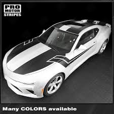 Chevrolet Camaro 2016 2019 Top And Side Stripes Complete Set Small Luxury Cars Camaro Car Sticker Design