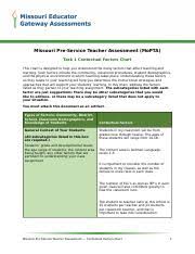 contextual factors chart doc missouri pre service teacher