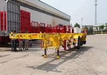 3 Axles 40FT Skeleton Semi Trailer for Container ...