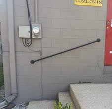 Compare rod iron banister costs with other metals rails for stairs, exterior staircases, porch balcony. Staircase Handrail 4ft Complete Kit Buy Online In Faroe Islands At Desertcart
