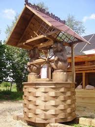 как провести воду в дом из колодца своими руками Miracle Wells Kolodec Derevo Planirovka Sada