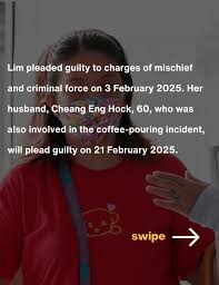 On 29 July 2023, Lim Sok Lay, 52, poured coffee