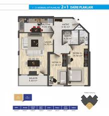 1 21 Katlar Arasi 2 1 Daire Plani Ev Zemin Planlari Ev Plani Kucuk Ev Planlari