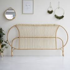 Descrizione del prodotto per la vostra camera da letto, scoprite la nostra testata per letto matrimoniale léontie in rattan naturale verniciato. Testata Letto In Rattan 190 Cm Arredo Per Camera Letto Tikamoon