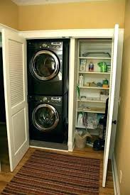 If your laundromat room is small, consider investing in stackable. Small Laundry Closet Dimensions Ecsac