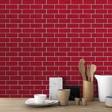 Explore fresh and trendy glass tile backsplash collection paired with different patterns and styles recommended by our kitchen tile experts. Buy Red Glass Backsplash Tiles Online At Overstock Our Best Tile Deals