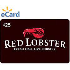 As well it should be. Red Lobster 25 Gift Card Email Delivery Walmart Com In 2021 Red Lobster Red Lobster Gift Card Lobster Gift