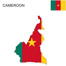 Black American Flag With One Red Stripe Meaning Cameroon Flag Map Cameroon Flag Flag Cameroon