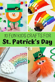 Cut out a few dozen paper shamrocks. 10 Fun St Patrick S Day Crafts For Kids