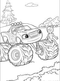 Stripes Blaze And The Monster Machines Coloring Pages Blaze And The Monster Machine Is A Monster Truck Coloring Pages Truck Coloring Pages Cute Coloring Pages