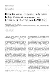 PDF) Belzutifan versus Everolimus in Advanced Kidney Cancer: A Commentary 