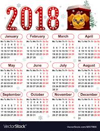 Each year is named after one of the 12 animals of the chinese zodiac. Chinese Calendar 2018 Printable Year Calendar