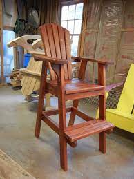 Number of bar stools included: Adirondack Bar Chairs Home Furniture Design Unique Wood Furniture Outdoor Chairs Adirondack Chair Plans