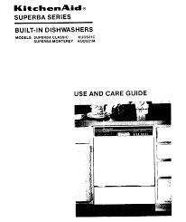 The company was started in 1919 by the hobart manufacturing c. Kitchenaid Superba Classic Use And Care Manual Pdf Download Manualslib