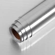 What kind of stickers are best for stainless steel? Amazon Com Lacheery 36x160in Brushed Metal Texture Peel And Stick Stainless Steel Backsplash Contact Paper For Appliances Fridge Vinyl Film Dishwasher Sticker Self Adhesive Laminate Shelf Liner Oven Makeover